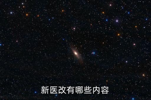 什么是新醫(yī)改，新醫(yī)改有哪些內(nèi)容