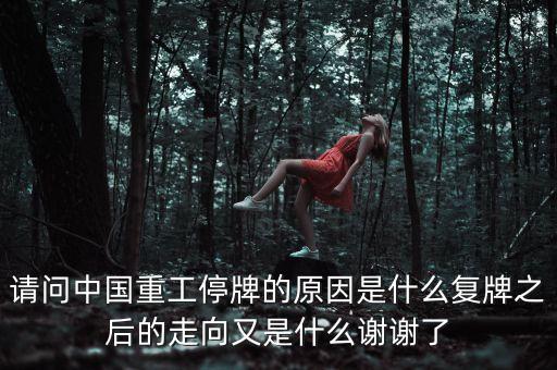 中國重工為什么臨時停牌，中國重工股票停牌原因是什么大概要停多久正式公告什么時候會宣