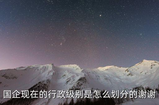 央企處級是什么級別，省級企業(yè)的處級是什么級別