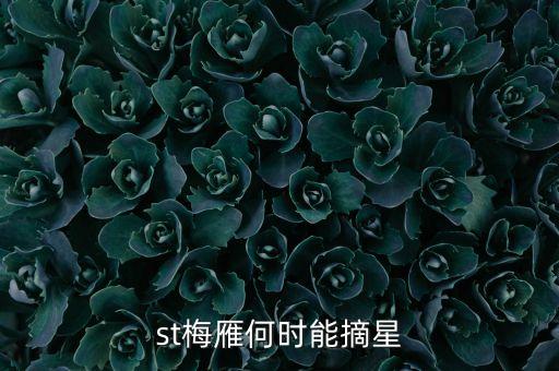 st什么時(shí)候摘星，st股票摘帽申請時(shí)間是什么時(shí)間申請一般要多久才可能批準(zhǔn)