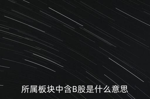 st大化b股什么意思，我國兩大股市有幾種類別的股票ST版快B股分別是什么意思啊