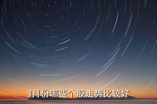 3月份哪些個股走勢比較好