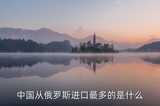 中國(guó)從俄羅斯進(jìn)口最多的是什么