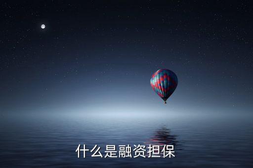 什么是融資擔保體系，什么是融資性擔保