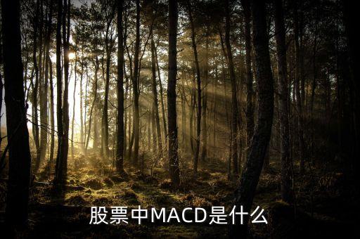 股市MACD線是什么意思，股票中MACD是什么意思