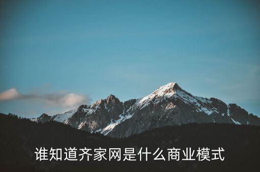 齊家網(wǎng)盈利模式是什么，齊家網(wǎng)是以什么方式成為行業(yè)大佬的有人可以簡單闡述一下嗎  搜