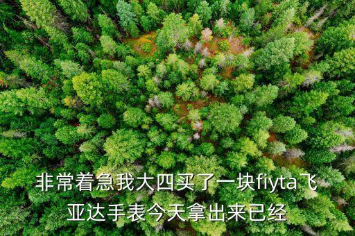非常著急我大四買了一塊fiyta飛亞達(dá)手表今天拿出來已經(jīng)