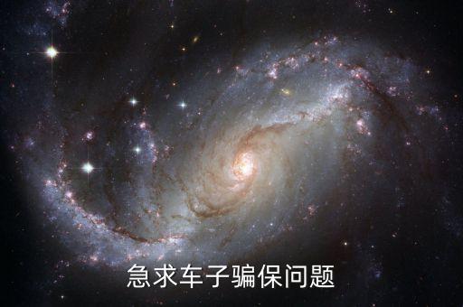 什么車騙保最劃算，急求車子騙保問題