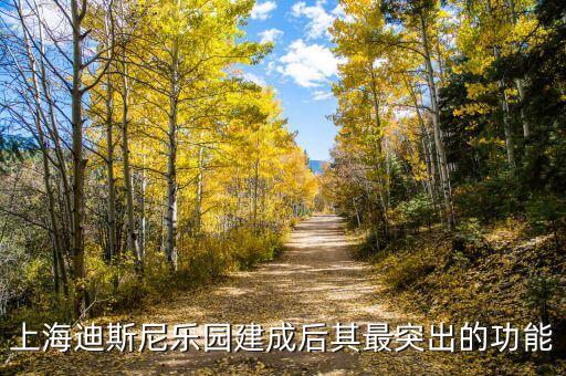 上海迪士尼為什么要本土化，上海迪斯尼樂園建成后其最突出的功能