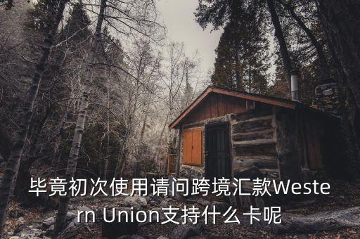 什么是西聯(lián)，畢竟初次使用請問跨境匯款Western Union支持什么卡呢