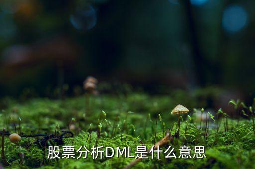 dml指標什么意思，怎樣看懂股票dml線