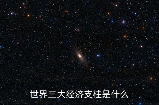世界三大經(jīng)濟板塊是什么，世界三大經(jīng)濟支柱是什么
