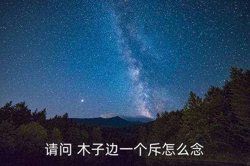 木斥讀什么，木甾讀什么