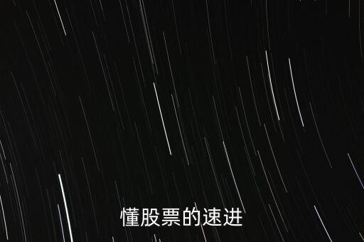 懂股票的速進