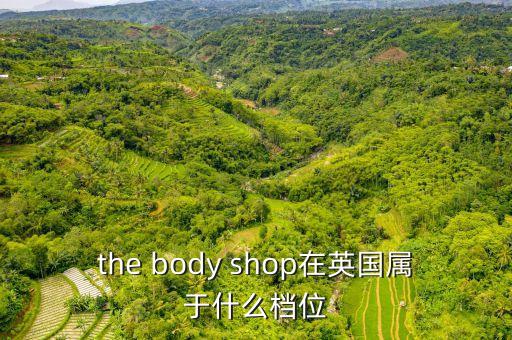 the body shop在英國屬于什么檔位