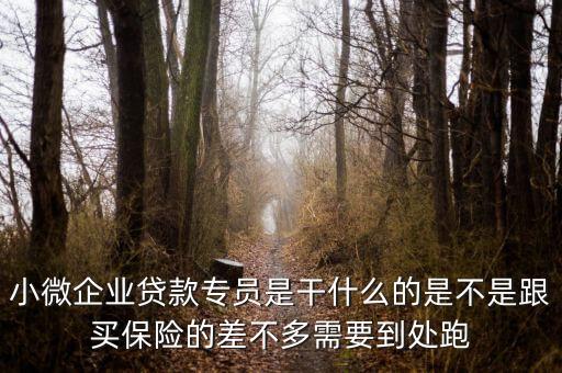 什么叫貸款專員，信貸專員是什么