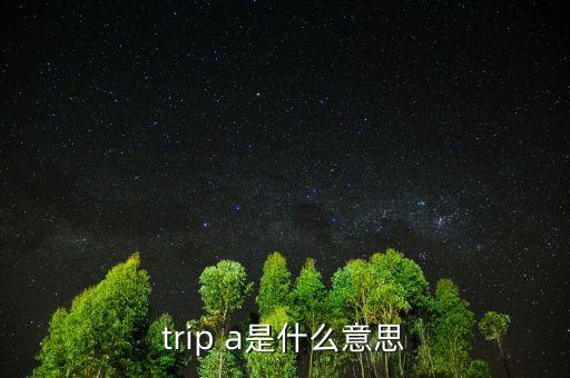 trip a是什么意思