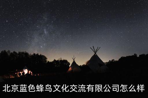 北京藍(lán)色蜂鳥(niǎo)文化交流有限公司怎么樣