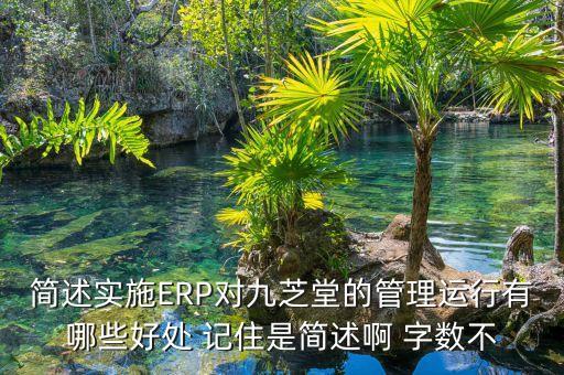 九芝堂籌劃什么重大事項(xiàng)，簡(jiǎn)述實(shí)施ERP對(duì)九芝堂的管理運(yùn)行有哪些好處 記住是簡(jiǎn)述啊 字?jǐn)?shù)不