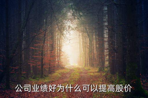 股份公司賺錢股票為什么會(huì)升值，公司業(yè)績好為什么可以提高股價(jià)