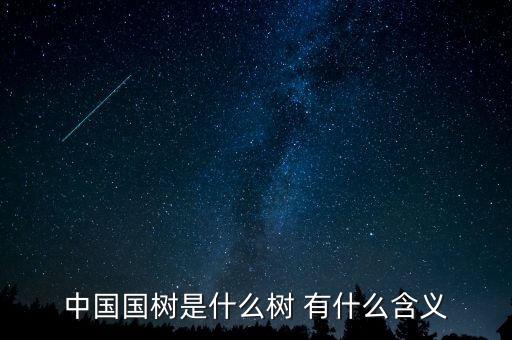 中國質造是什么，中國國樹是什么樹 有什么含義