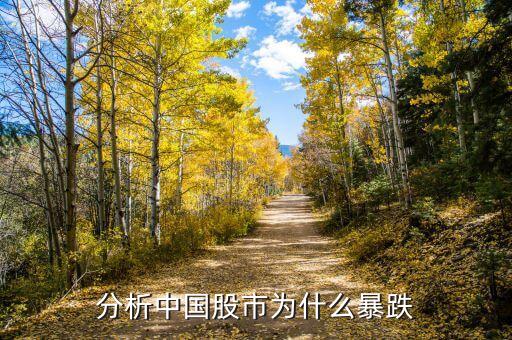 國家為什么讓股市暴跌，為什么股市大跌怪政府