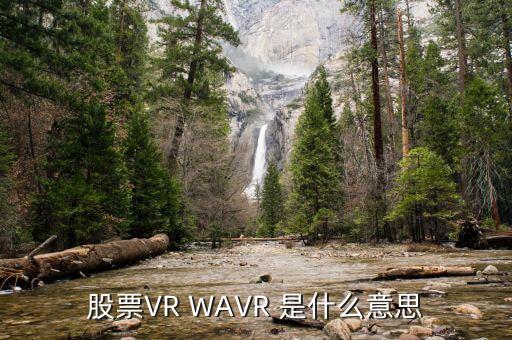 股票的vr什么意思，股票中提到AR和VR是什么意思
