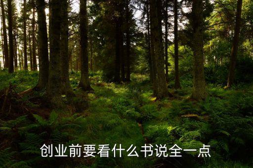 創(chuàng)業(yè)前要看什么書(shū)說(shuō)全一點(diǎn)