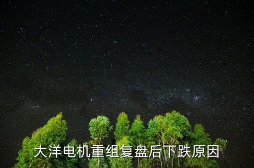 大洋電機什么時候復(fù)牌，大洋電機重組復(fù)盤后下跌原因