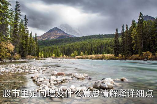 股市里定向增發(fā)什么意思請解釋詳細點