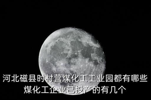 磁縣黑貓是干什么呢，河北磁縣時村營煤化工工業(yè)園都有哪些煤化工企業(yè)已投產(chǎn)的有幾個