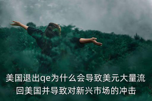 美元為什么回流，美國(guó)退出QE3為什么會(huì)造成 美元回流
