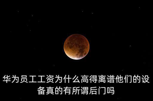 華為員工工資為什么高得離譜他們的設(shè)備真的有所謂后門(mén)嗎