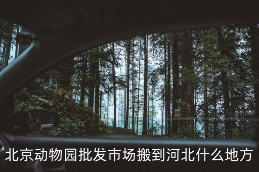 北京動物園批發(fā)市場將遷移至河北什么地方，北京動物園批發(fā)市場將遷移至河北哪里