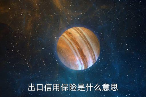 信用保證保險什么意思，信用保險合同的投保人是誰