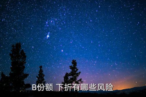 B份額 下折有哪些風險