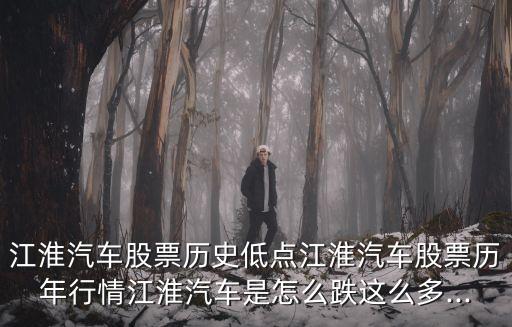 江淮汽車(chē)股票歷史低點(diǎn)江淮汽車(chē)股票歷年行情江淮汽車(chē)是怎么跌這么多...