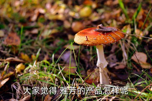 大家覺得 雅芳的產品怎樣呢