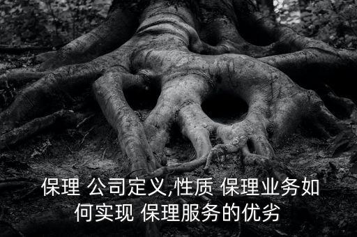  保理 公司定義,性質(zhì) 保理業(yè)務(wù)如何實(shí)現(xiàn) 保理服務(wù)的優(yōu)劣
