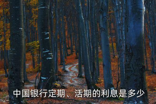 中國(guó)銀行存款利率表2009