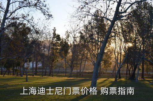  上海迪士尼門(mén)票價(jià)格 購(gòu)票指南