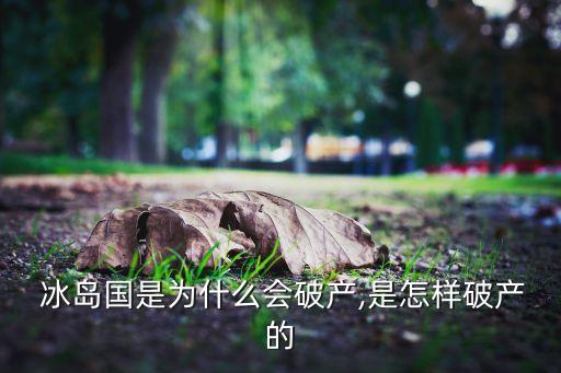  冰島國是為什么會(huì)破產(chǎn),是怎樣破產(chǎn)的