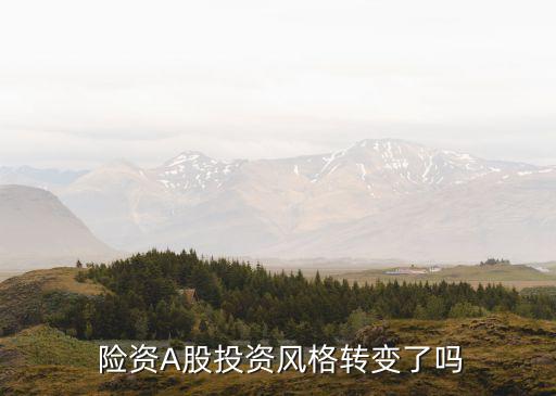  險資A股投資風格轉(zhuǎn)變了嗎