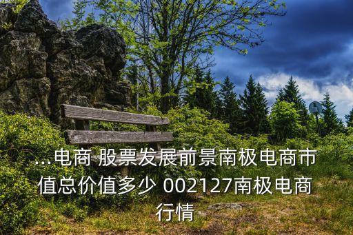 ...電商 股票發(fā)展前景南極電商市值總價(jià)值多少 002127南極電商行情