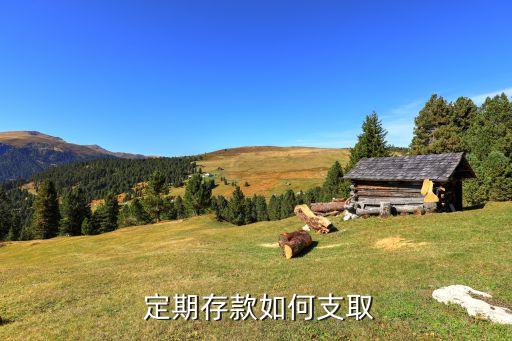  定期存款如何支取