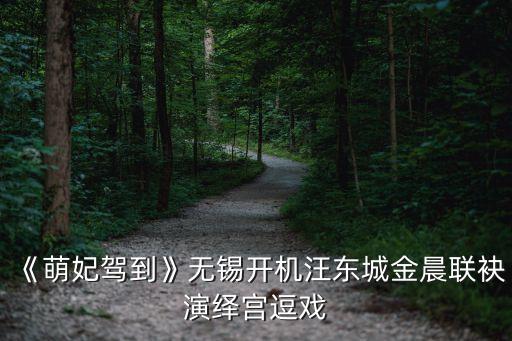 《萌妃駕到》無(wú)錫開(kāi)機(jī)汪東城金晨聯(lián)袂演繹宮逗戲