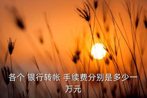 最新銀行轉(zhuǎn)賬手續(xù)費,同城不同銀行轉(zhuǎn)賬要手續(xù)費嗎