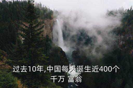 中國(guó)千萬富翁的人數(shù)