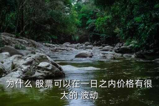 什么叫大波動(dòng)股票