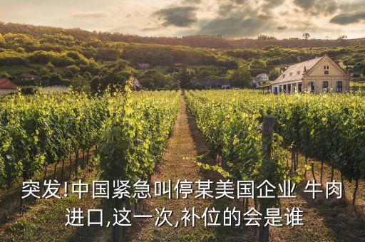 突發(fā)!中國(guó)緊急叫停某美國(guó)企業(yè) 牛肉 進(jìn)口,這一次,補(bǔ)位的會(huì)是誰(shuí)